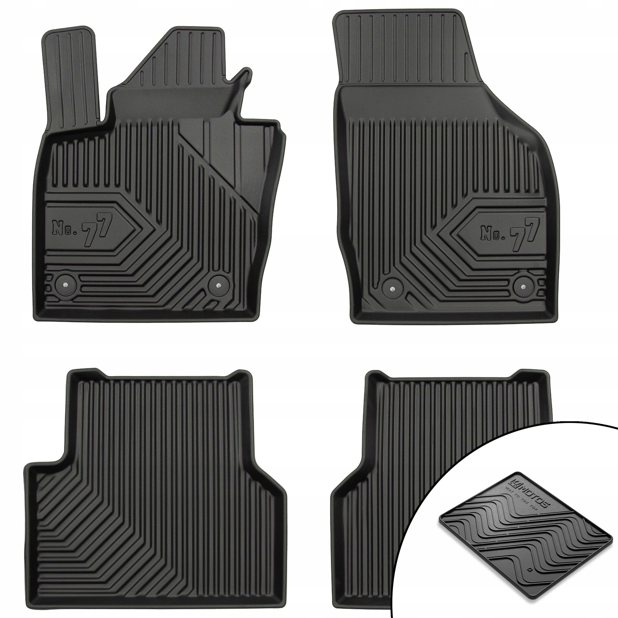 Dywaniki gumowe No.77 Audi Q3 I 2011-2018 mata