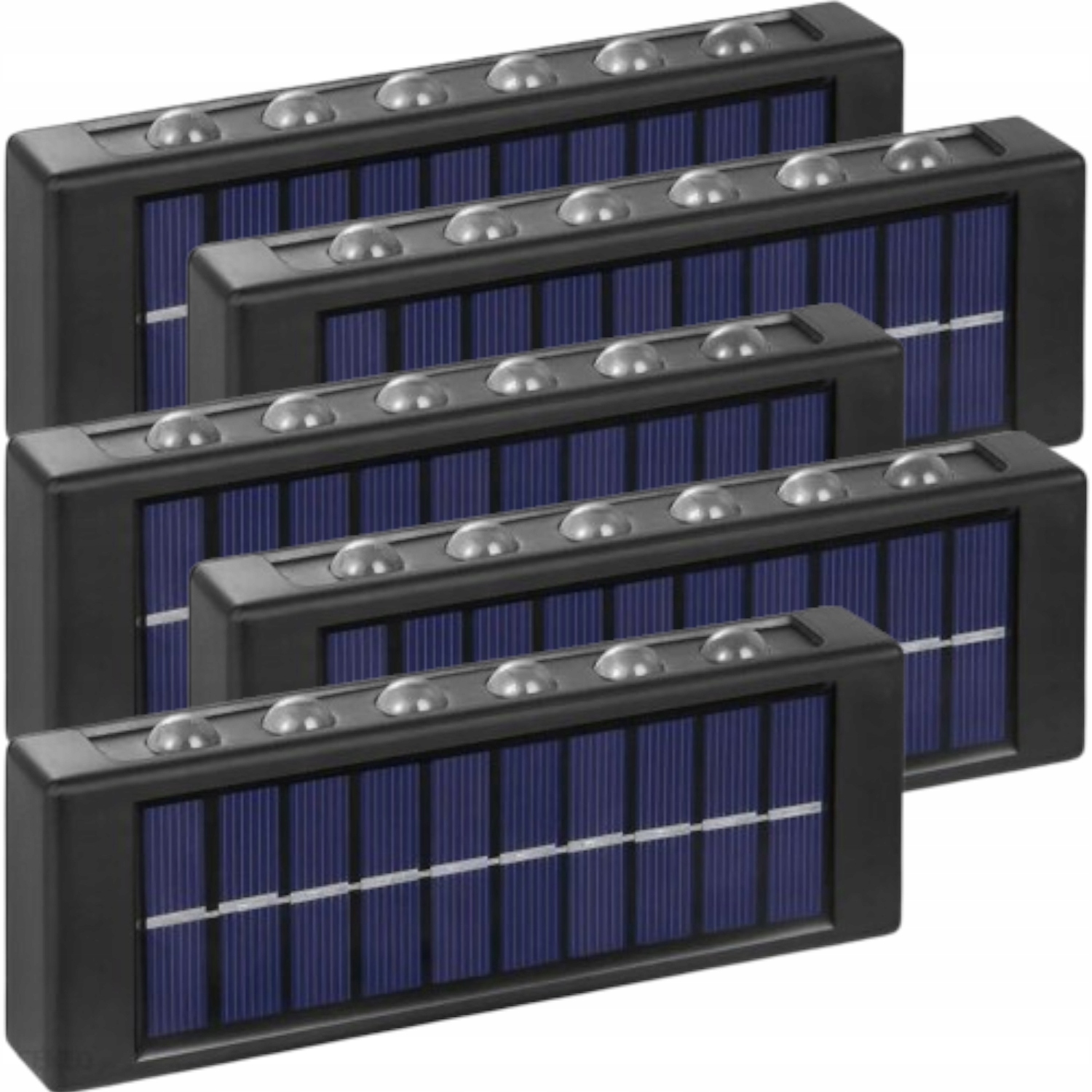 5x Solární lampa Solární Led venkovní zahradní lampa na balkon Terasa