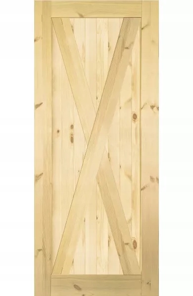 drzwi wewnętrzne sosnowe przesuwne loft LF-4 70