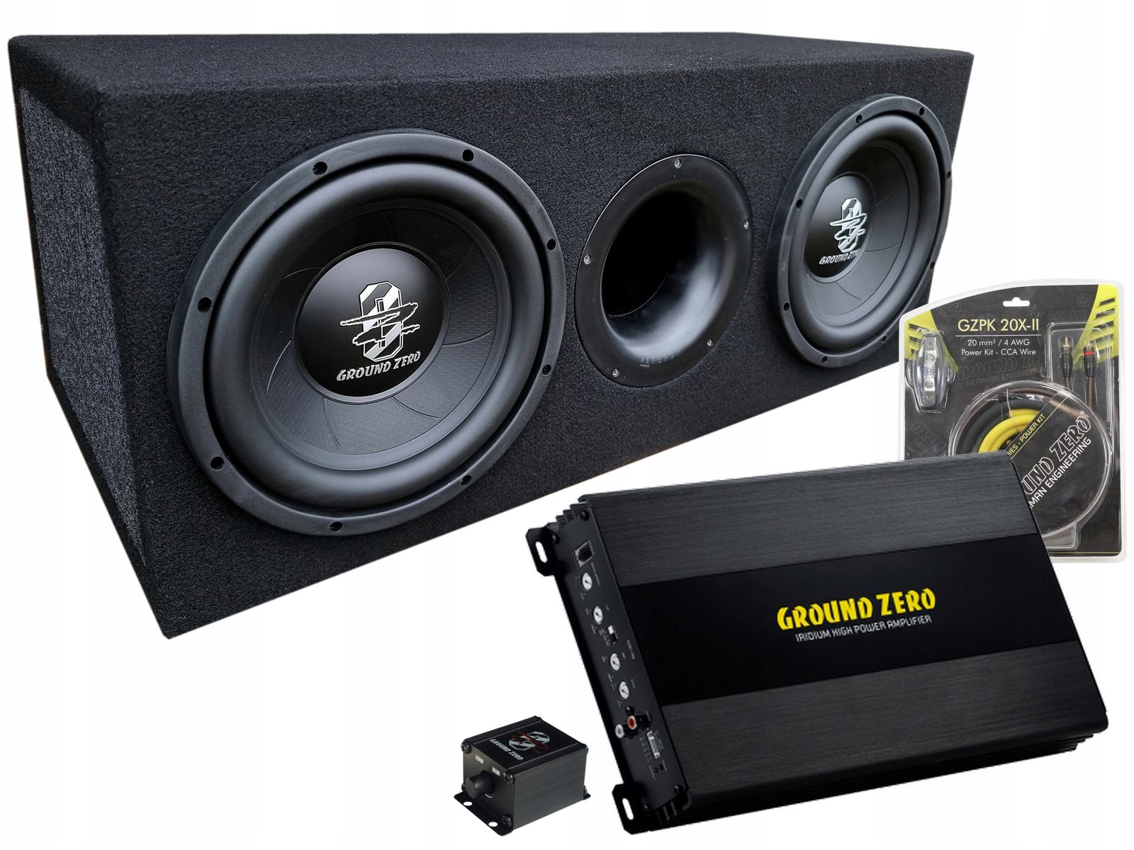 Ground Zero Gziw 250-BR Bass Kit sada s příchutí sub