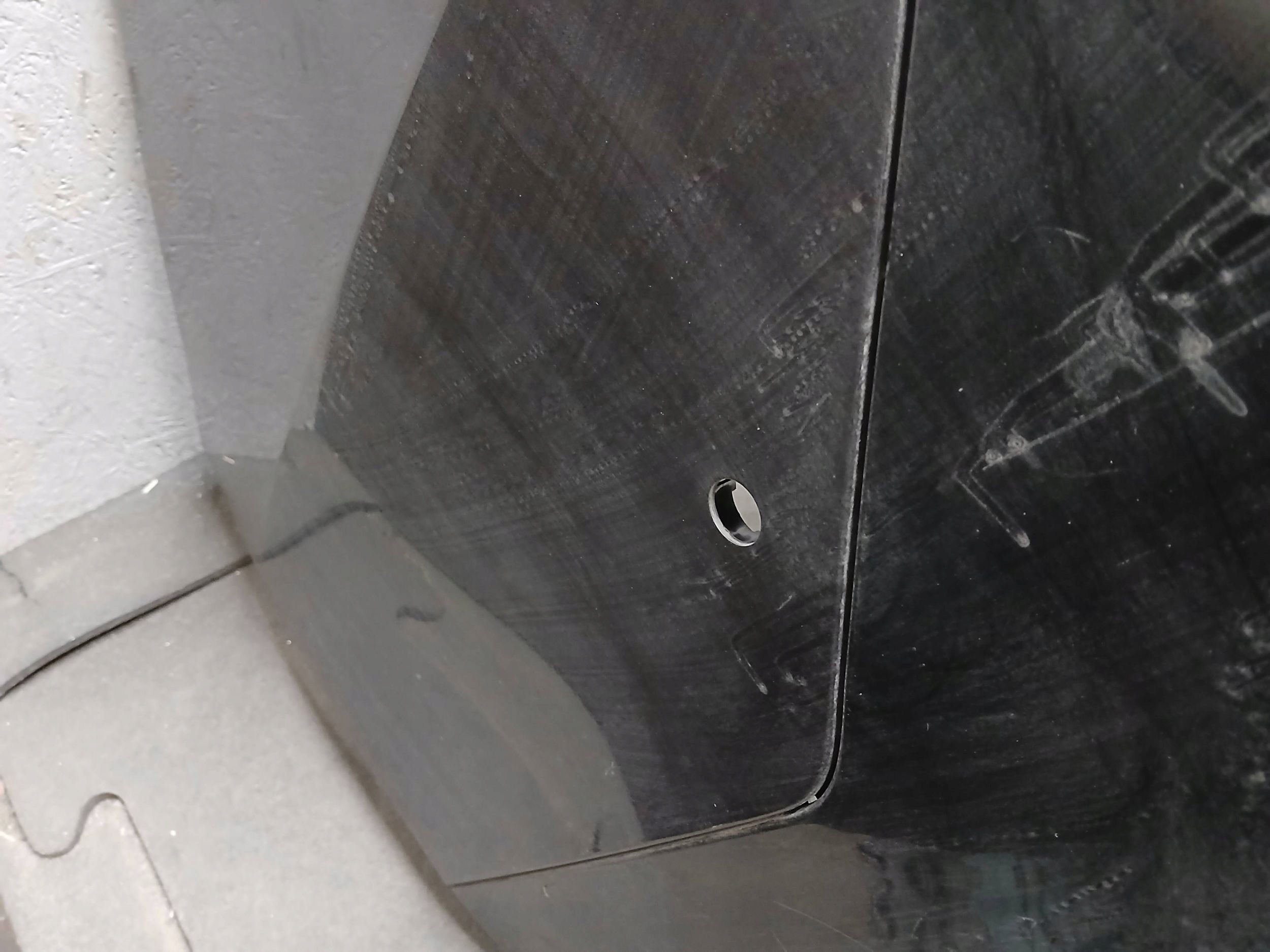 bumper rear part BMW 5 V G60 M PAKIET