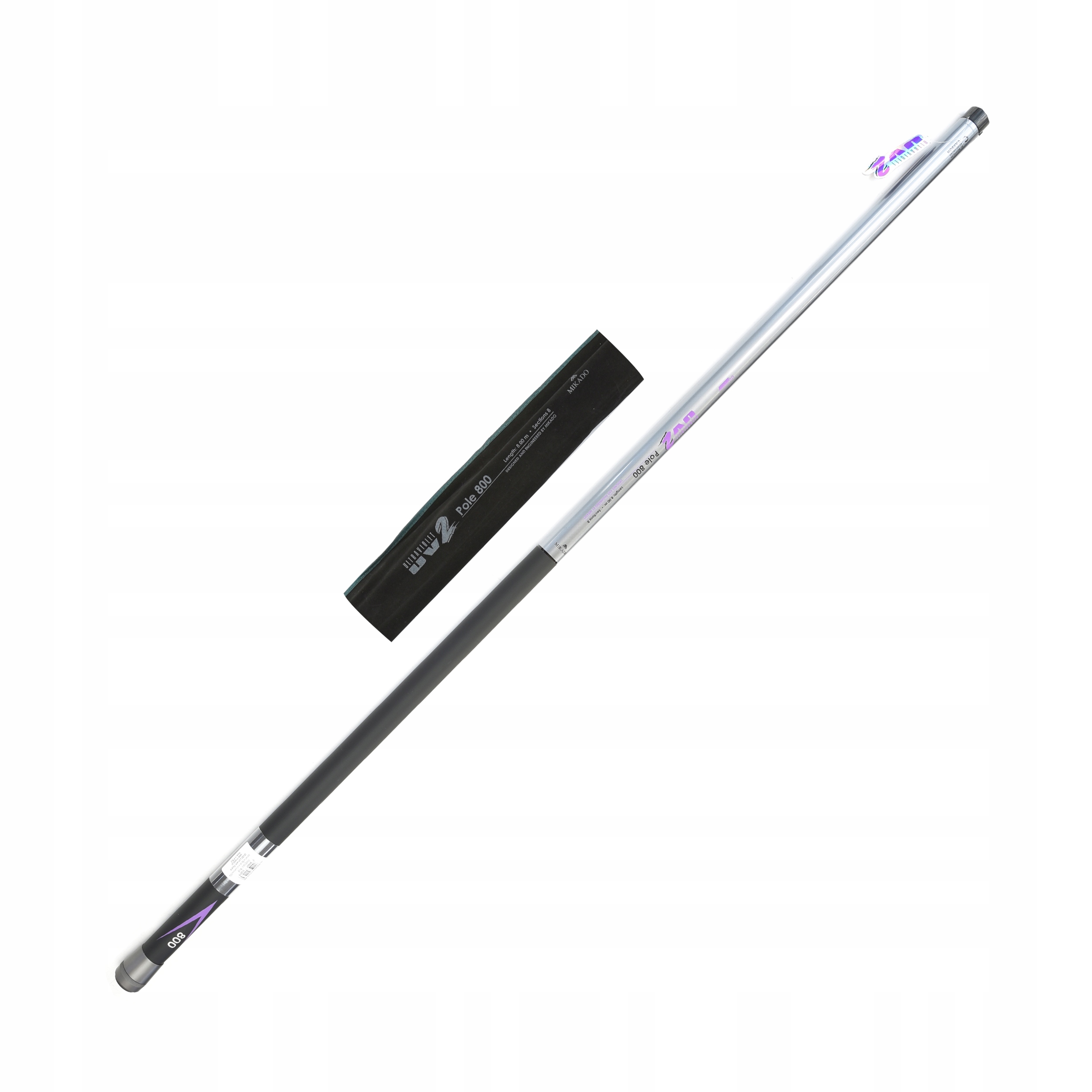 Wędka bat Mikado Ultravoilet II Pole 8.00m wyważona