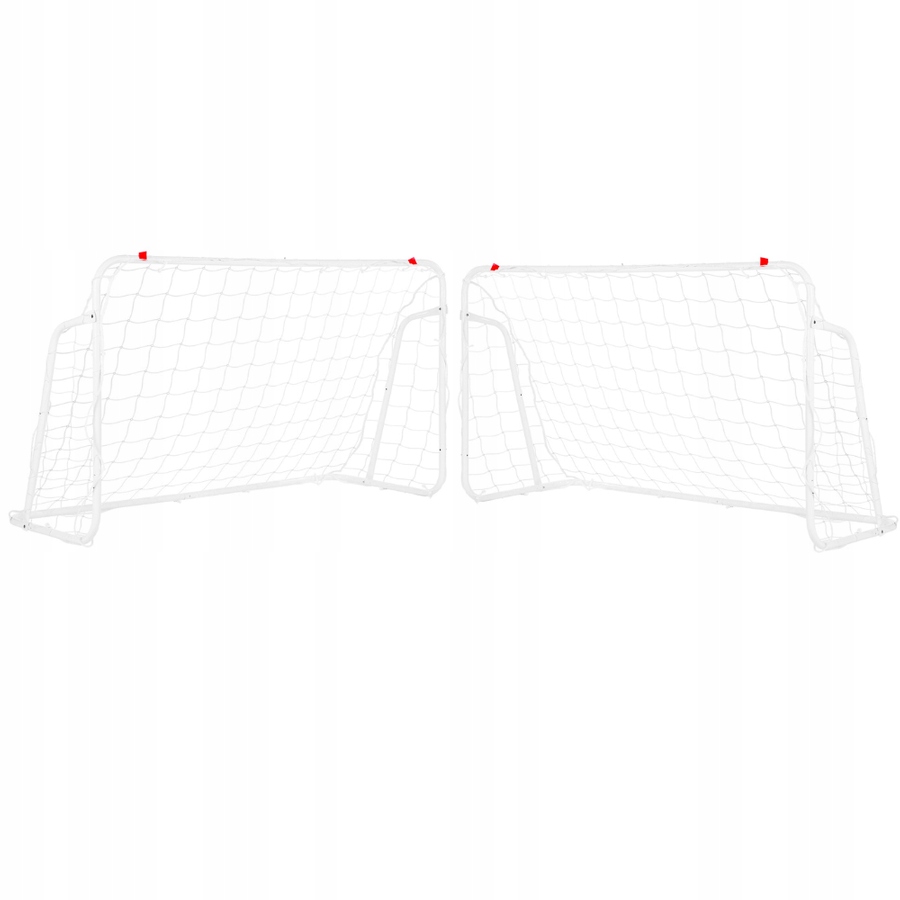 2x Přenosná fotbalová branka s přenosnou sítí 150 x 90 cm pro fotbal