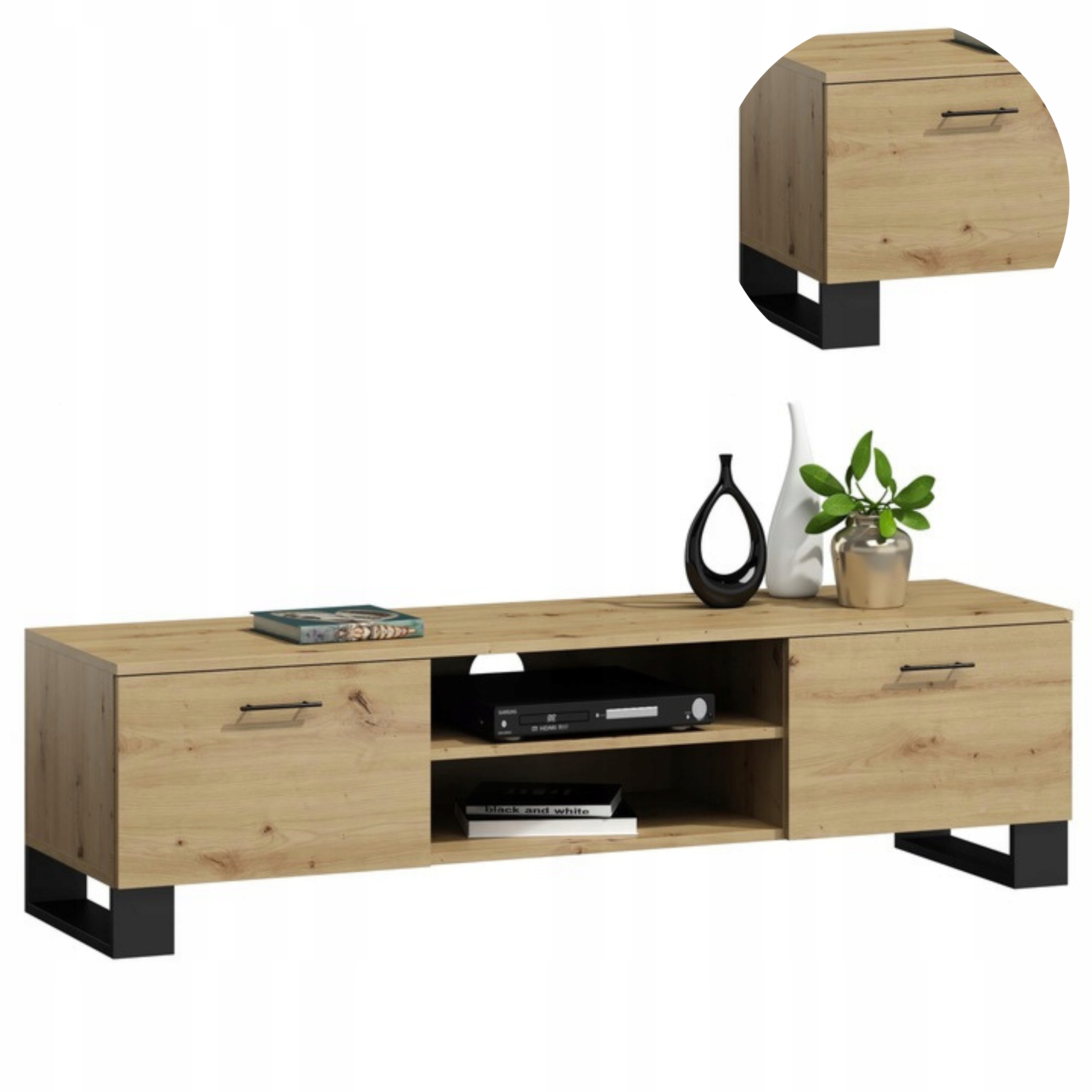 Szafka RTV stojąca Matkam 120 cm x 46,6 cm x 40 cm