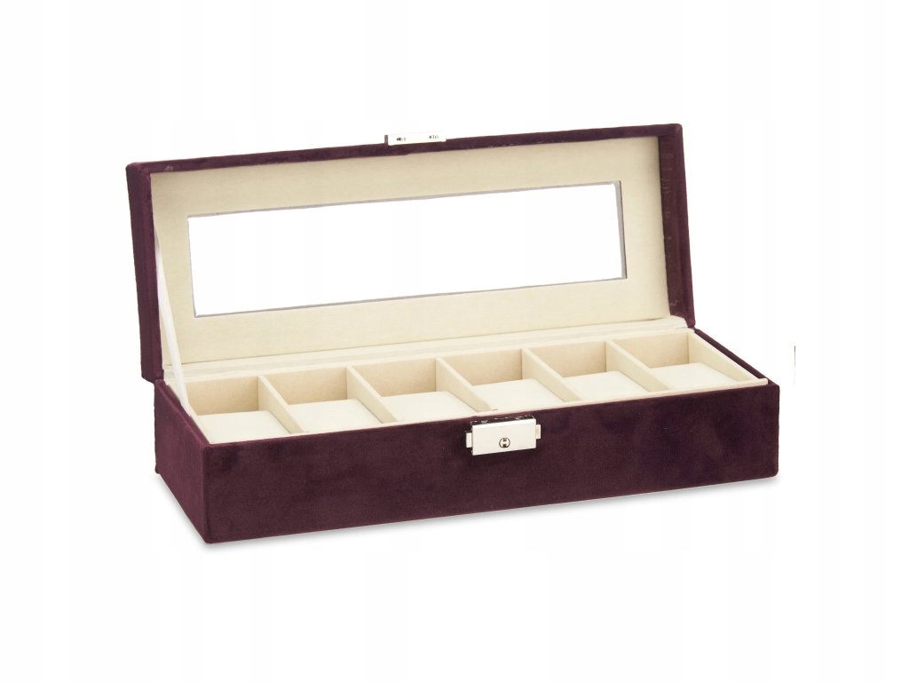 Šperkovnice na hodinky Velvet, 30 x 11 x 8 cm