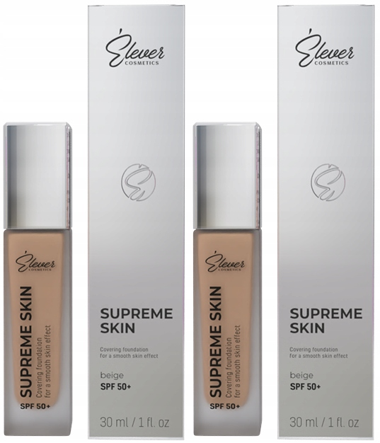 2 x Elever Supremeskin Beige 30 ml Reguluje tvorbu kožního mazu Hydratace