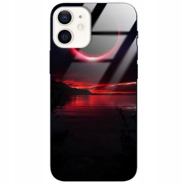 

Etui Glass Do Iphone 12 Mini Case Dark Black Wzór