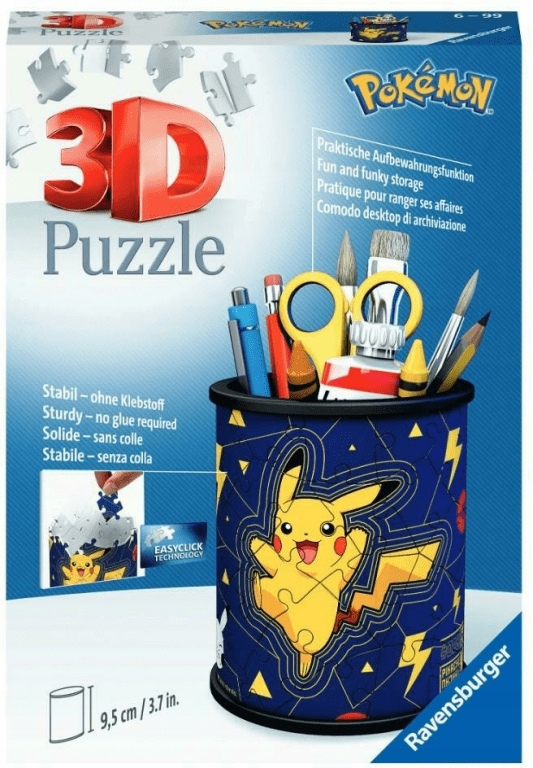 

Puzzle 54 3D Przybornik Pikachu Ravensburger