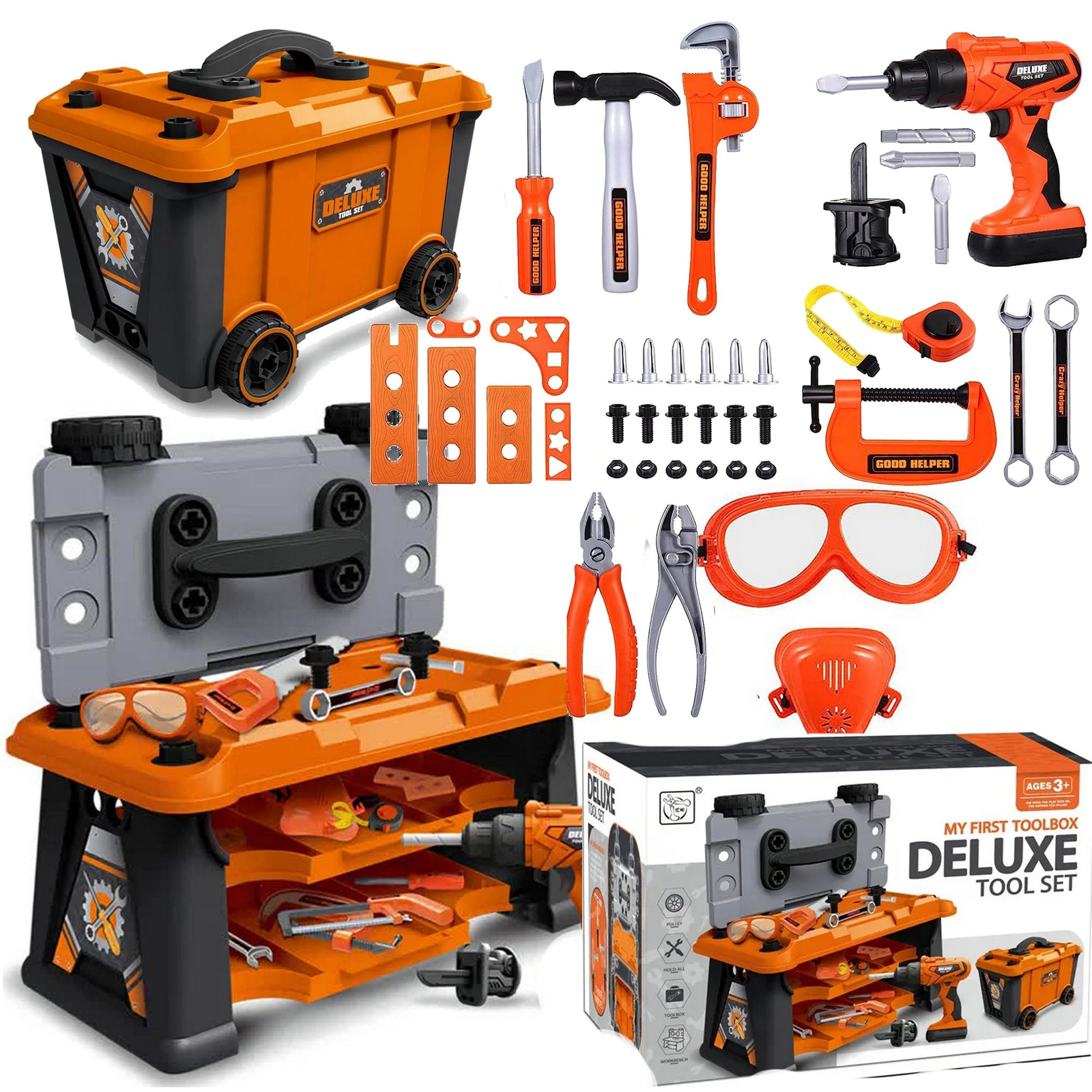 DIY НАБОР МАСТЕРСКАЯ ЯЩИК ДЛЯ ИНСТРУМЕНТОВ АККУМУЛЯТОРНАЯ ДРЕЛЬ