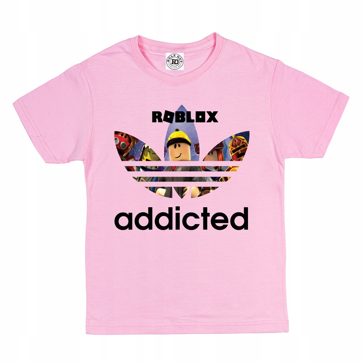 

Dziecięca Koszulka Z Nadrukiem Roblox Addicted