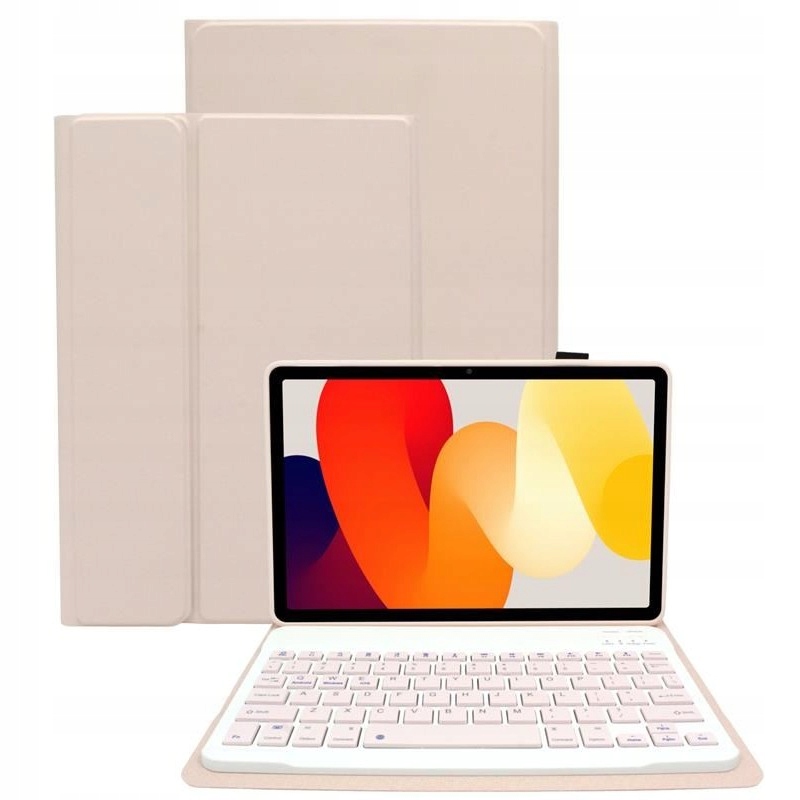 Etui do Xiaomi Redmi Pad Se 11" cali Case z klawiaturą bluetooth różowe