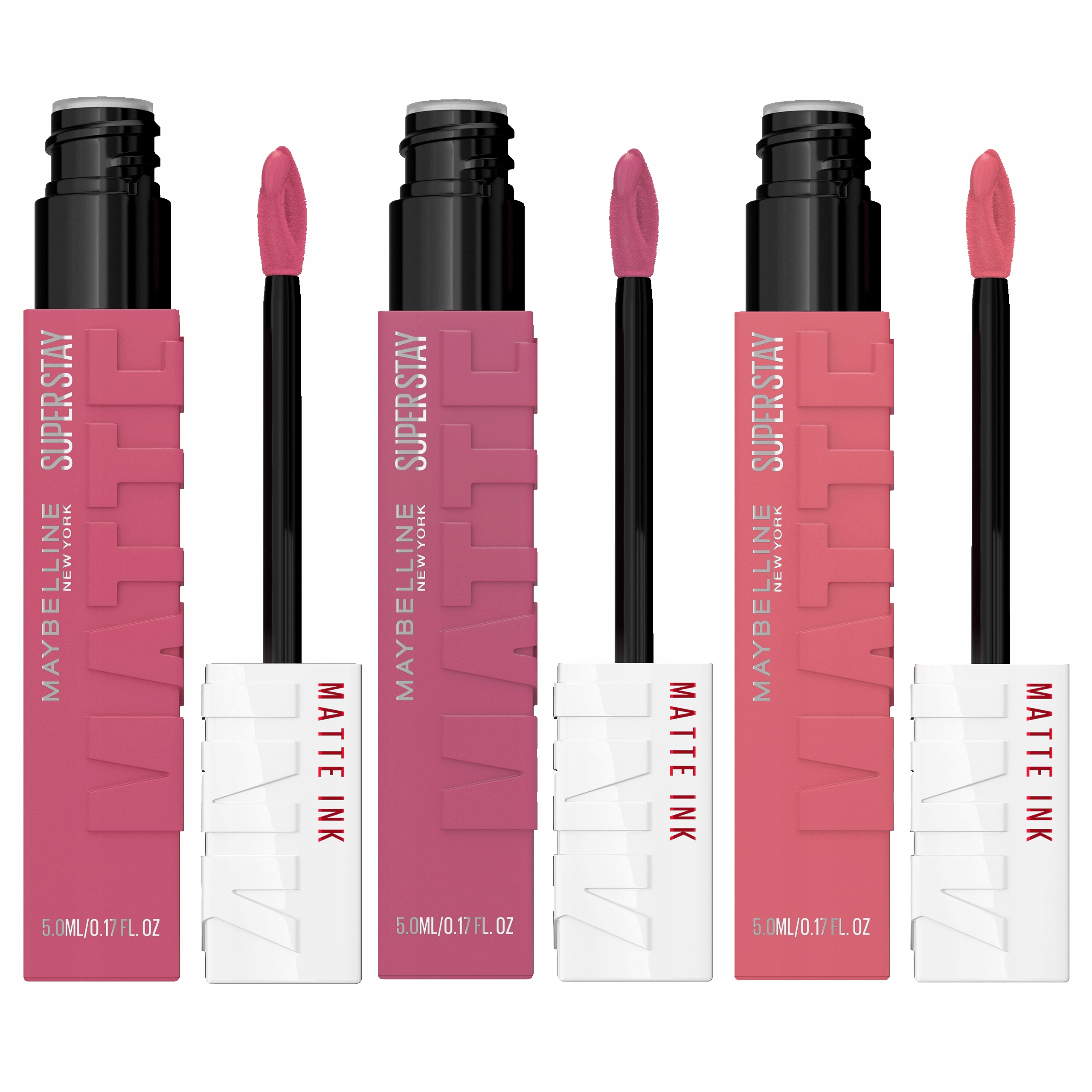 Zestaw Maybelline Stay Matte Matowa Pomadka 15 165 180 do Ust Płynna