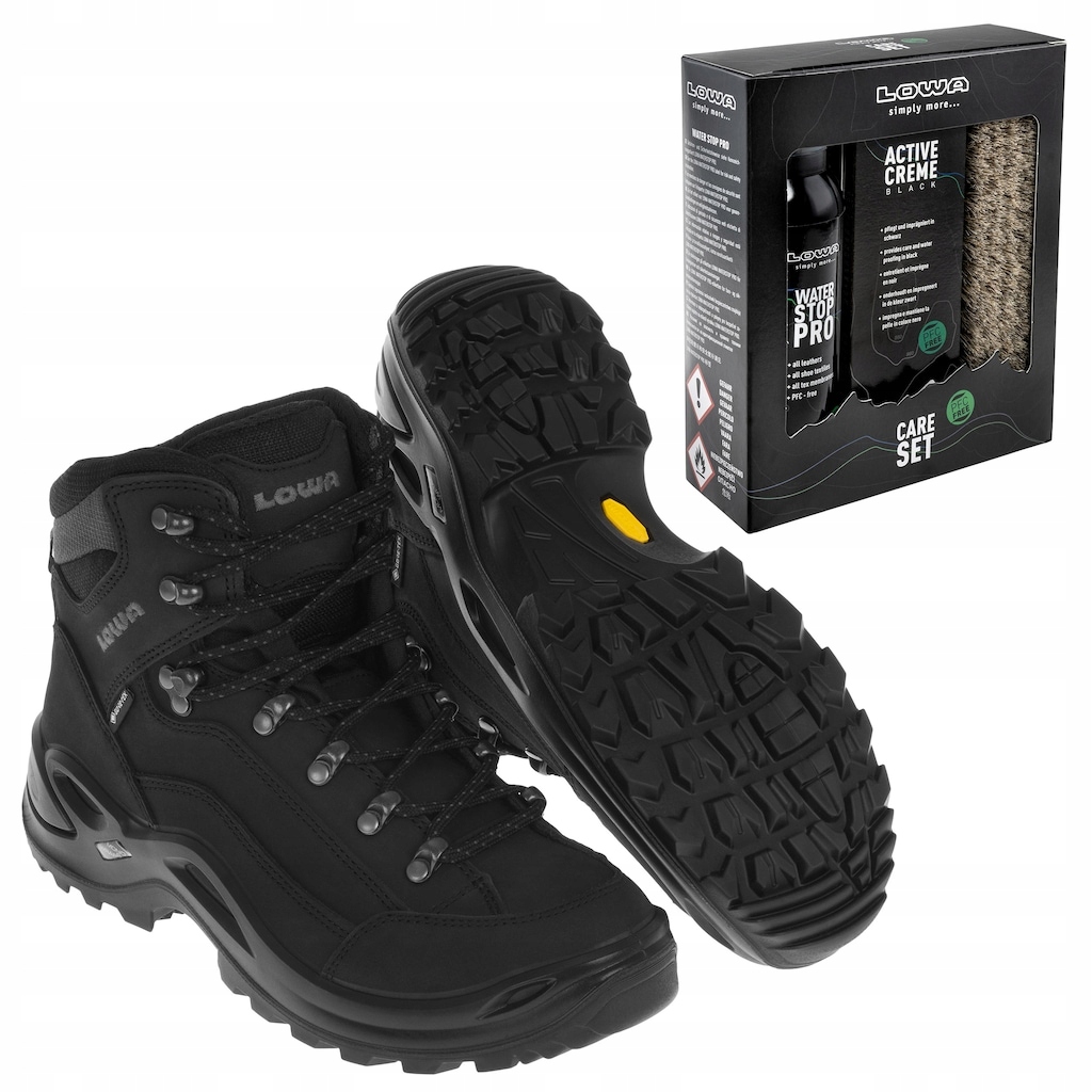 Dámské boty Lowa Renegade Gtx MID Deep Black 38 Impregnát sada