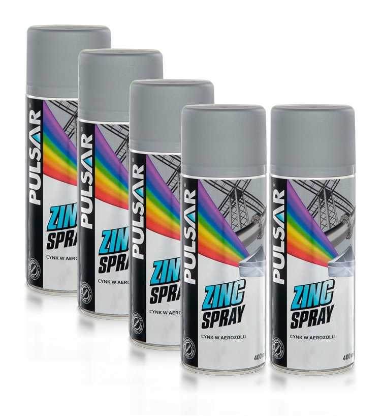Pulsar спрей цинк антикорозійний цинк 400 мл x5