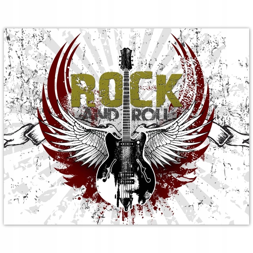 

Plakat 50x40 Rock And Roll Gitara