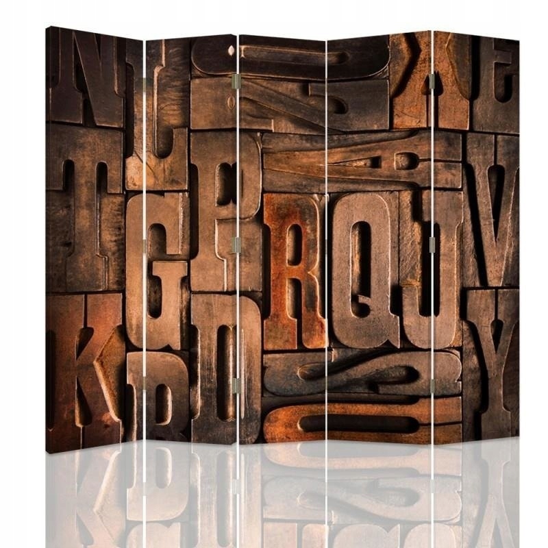 Paraván oboustranný, Písmena 180x170