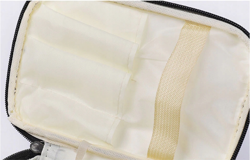 KOSMETYCZKA DAMSKA PODRÓŻNA NA KOSMETYKI PĘDZLE LEKI KUFEREK ORGANIZER Marka inna