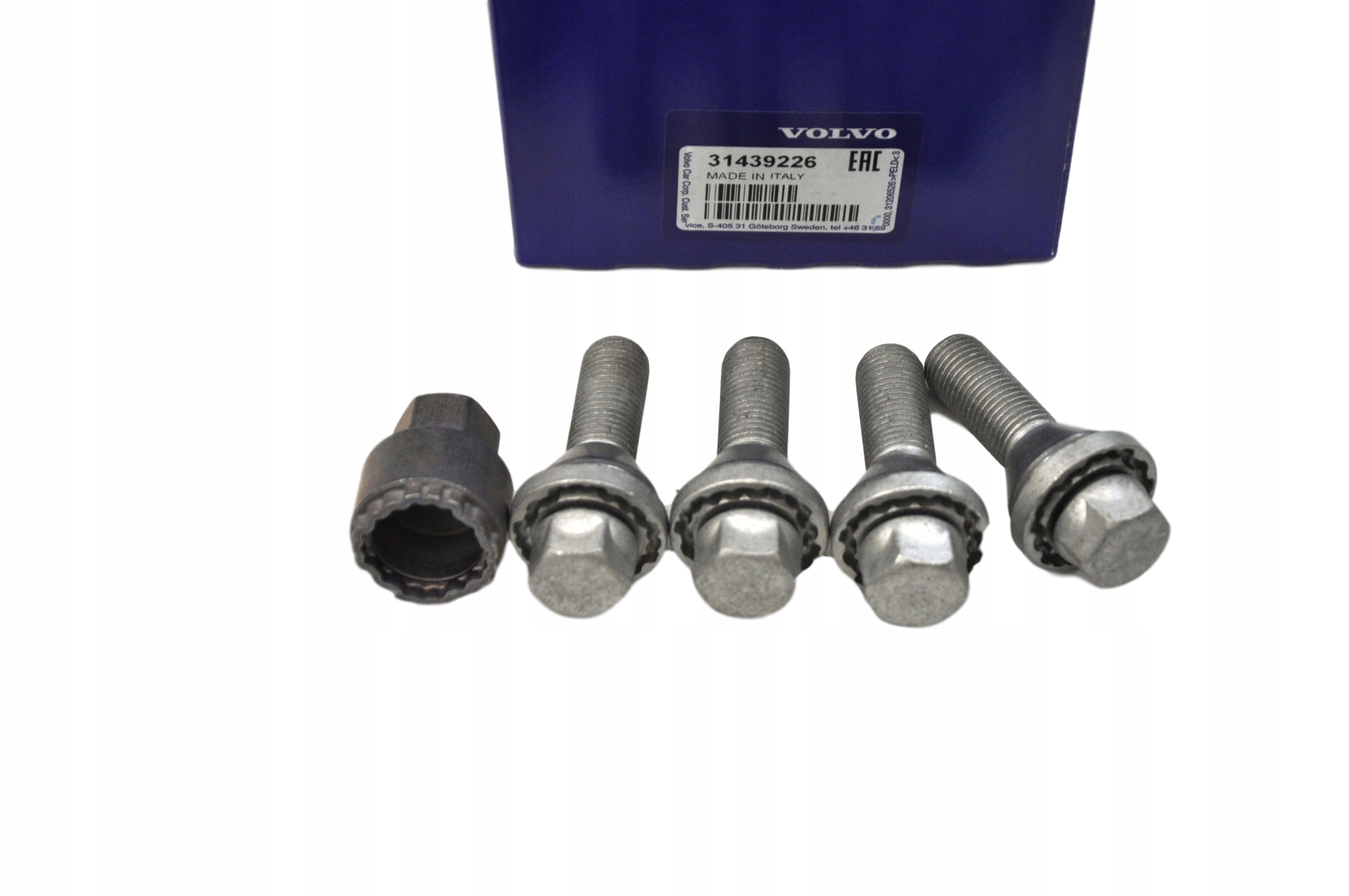 VOLVO S60 V60 S80 sruby zabezpieczajace kpl OE Kod producenta 31439226