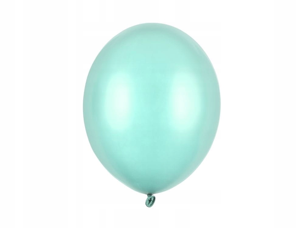 

Balony Miętowe metaliczne mocne 27cm 50szt