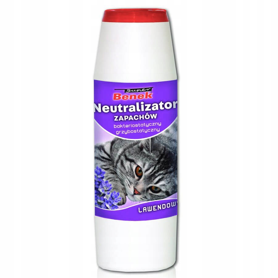 5x Benek levandulový neutralizátor do kočičí toalety tuba 500 g