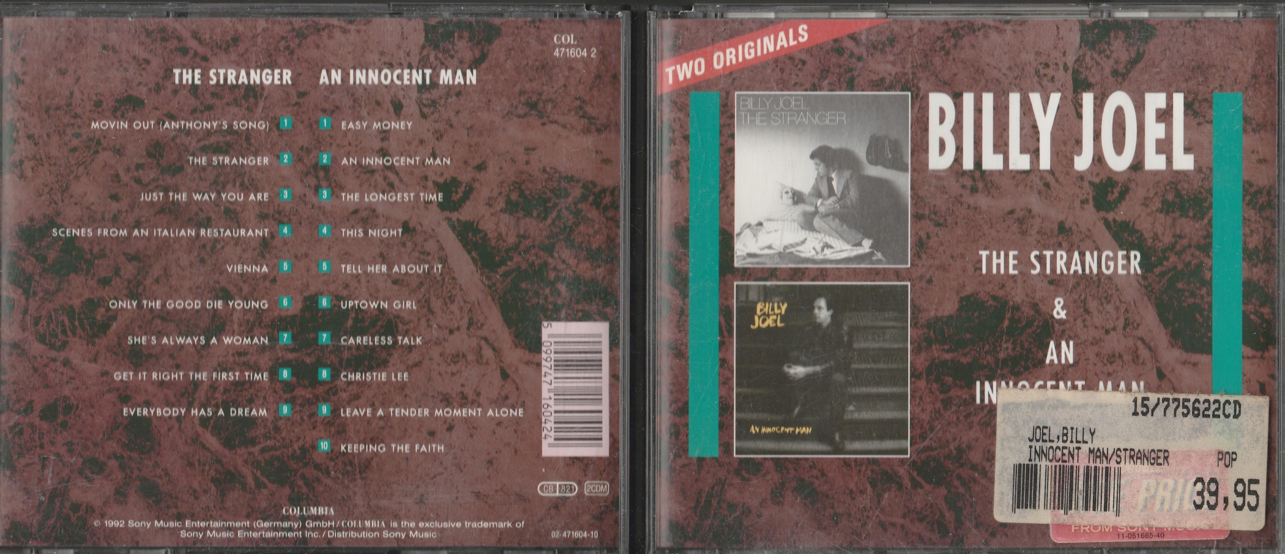 Billy Joel - An Innocent Man - SACD - SCOTT NANGLE AUDIO