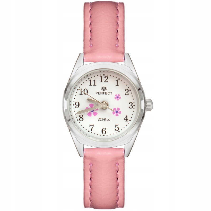 KOMUNIA DZIEWCZYNKI Zegarek PERFECT Kolorowe Paseczki Marka Perfect