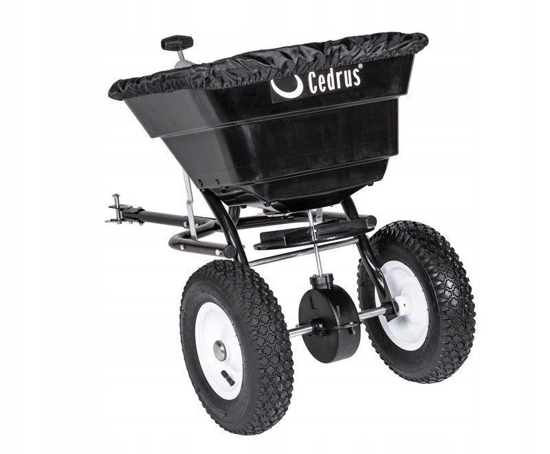 Siewnik Rozsiewacz Nawozu Nasion Do Traktorka Kosiarki 29 L siew 3,5m