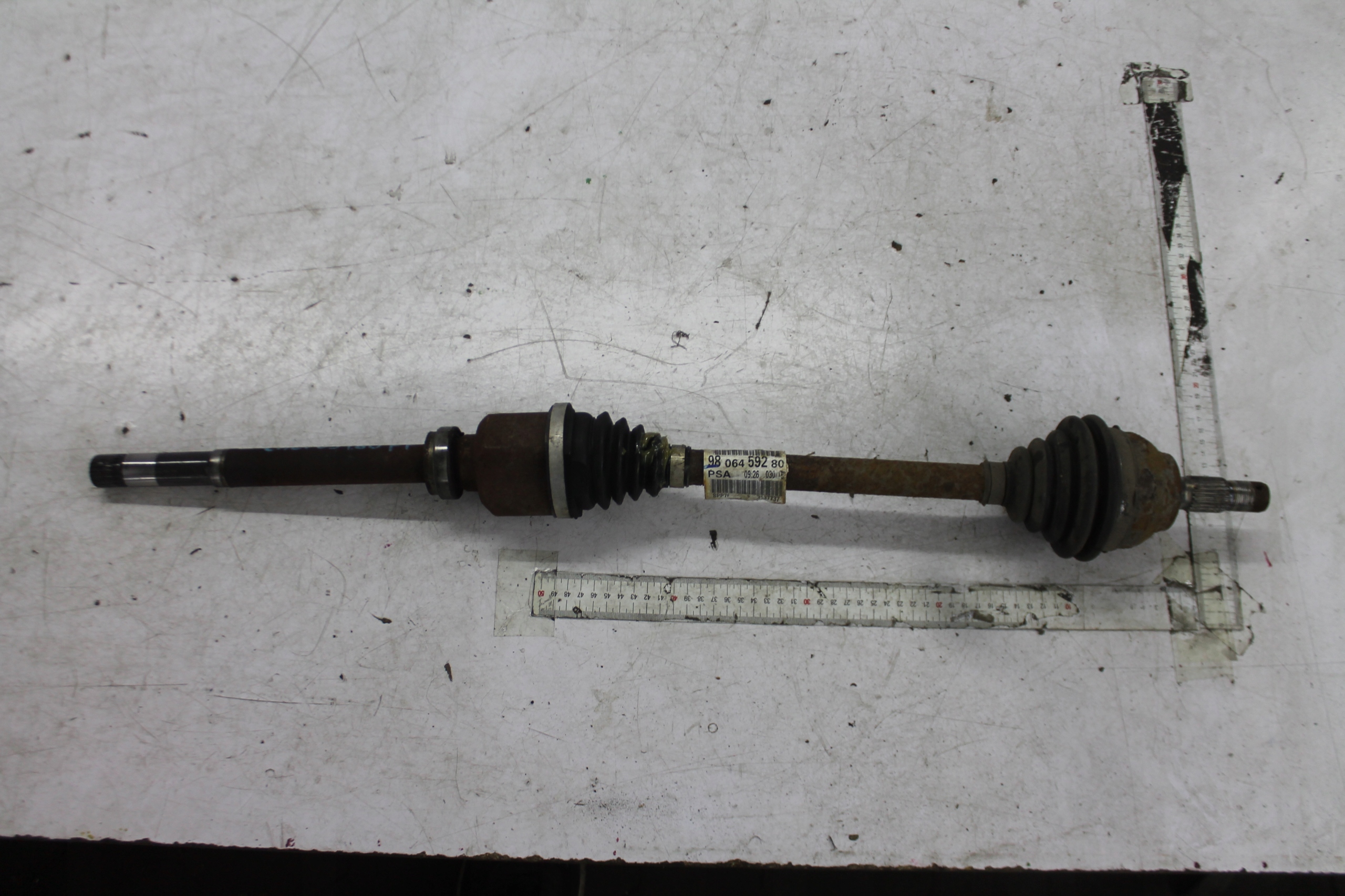 semi-axis right front 9806459280 C4 CACTUS 1.6 D 14-17