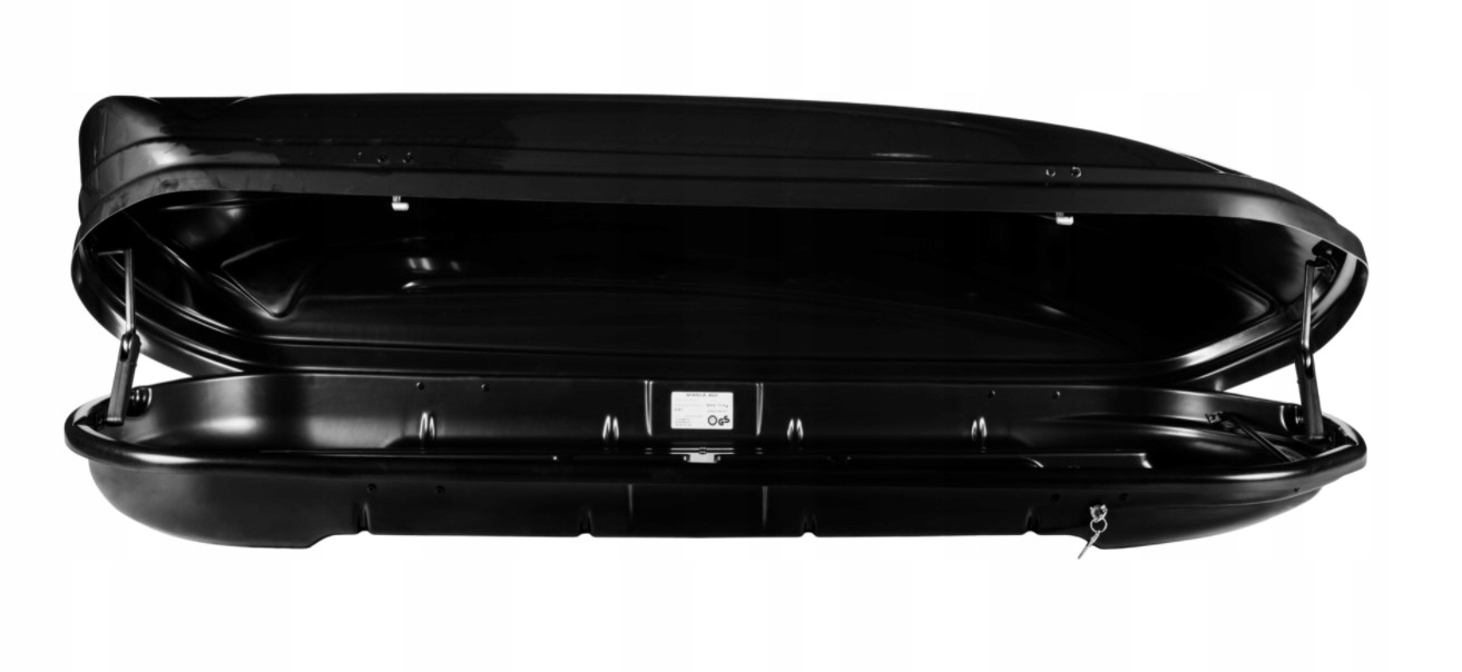 Box dachowy MENABO Mania 460 litrow czarny polysk Otwieranie jednostronne