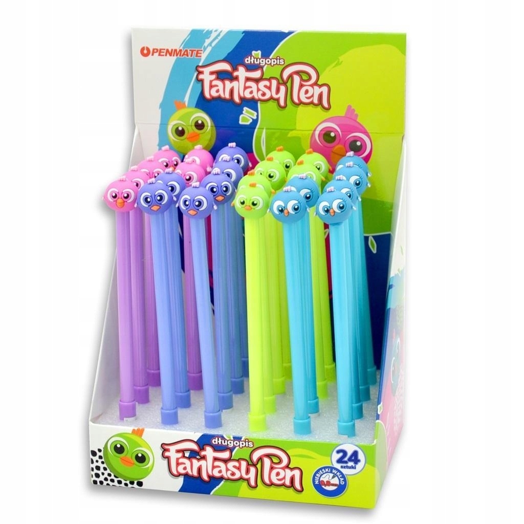 DŁUGOPIS FANTAZYJNY PTASZYNA (24SZT) PENMATE