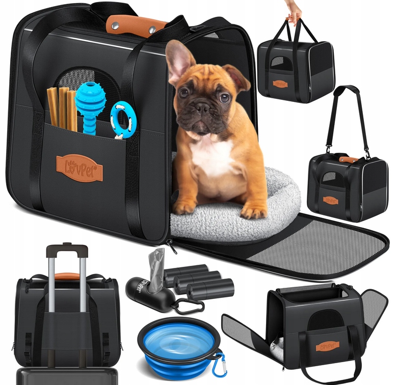 Levně Přepravka pro psa Lovpet vícebarevná, univerzální, 44 cm x 31 cm, 36 cm