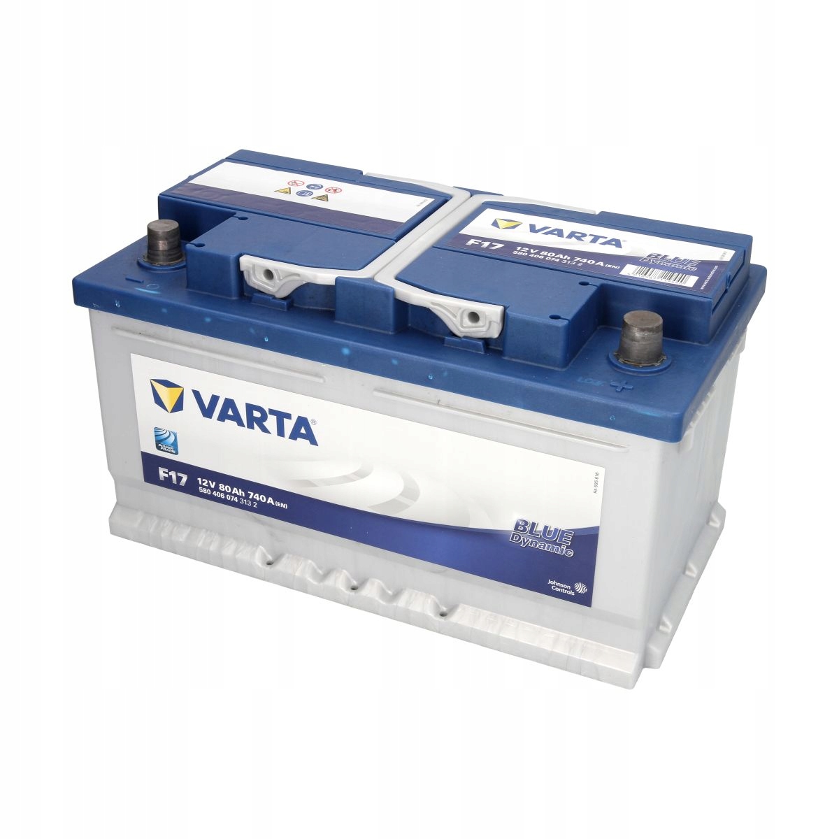 Akumulátor VARTA BLUE DYNAMIC 80Ah 740A P+