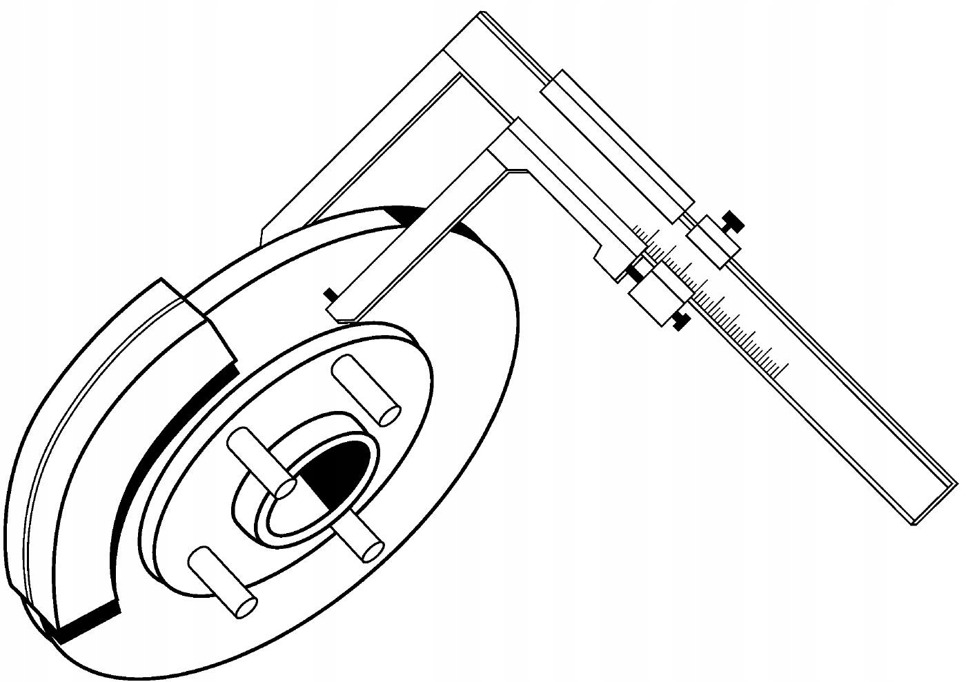 Suwmiarka do bębnów hamulcowych LIMIT 60mm Kod producenta 109100107