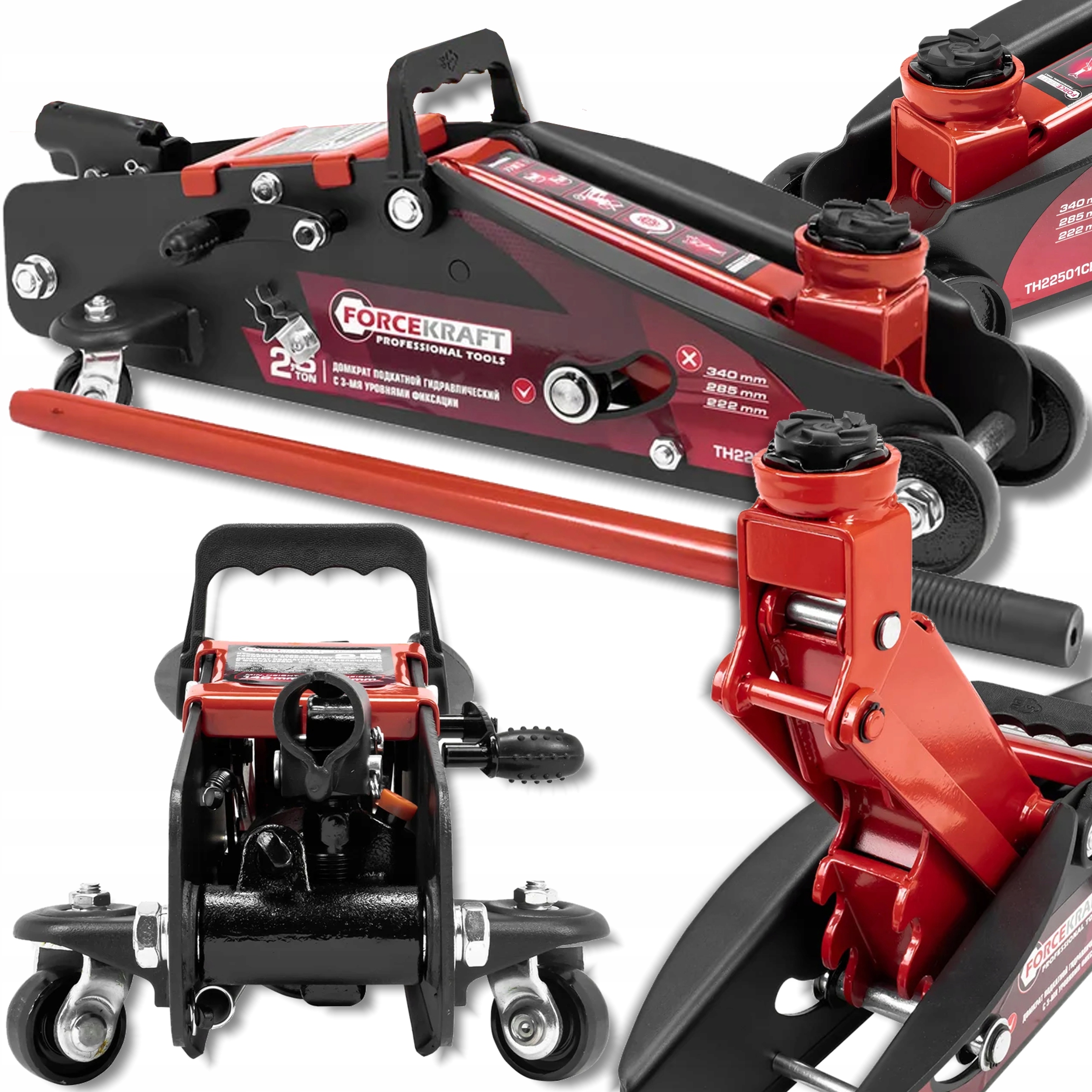 Hydraulický automobilový zdvihák žaba 2,5T Forcekraft