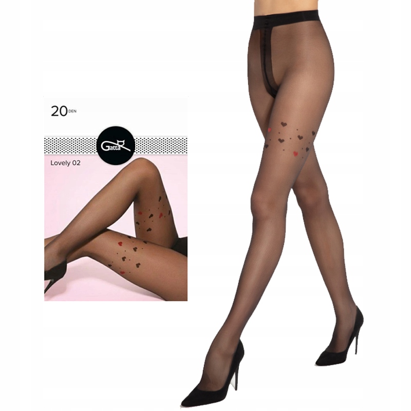 

Rajstopy Gatta Lovely 02 20 Den Czarny 3 M