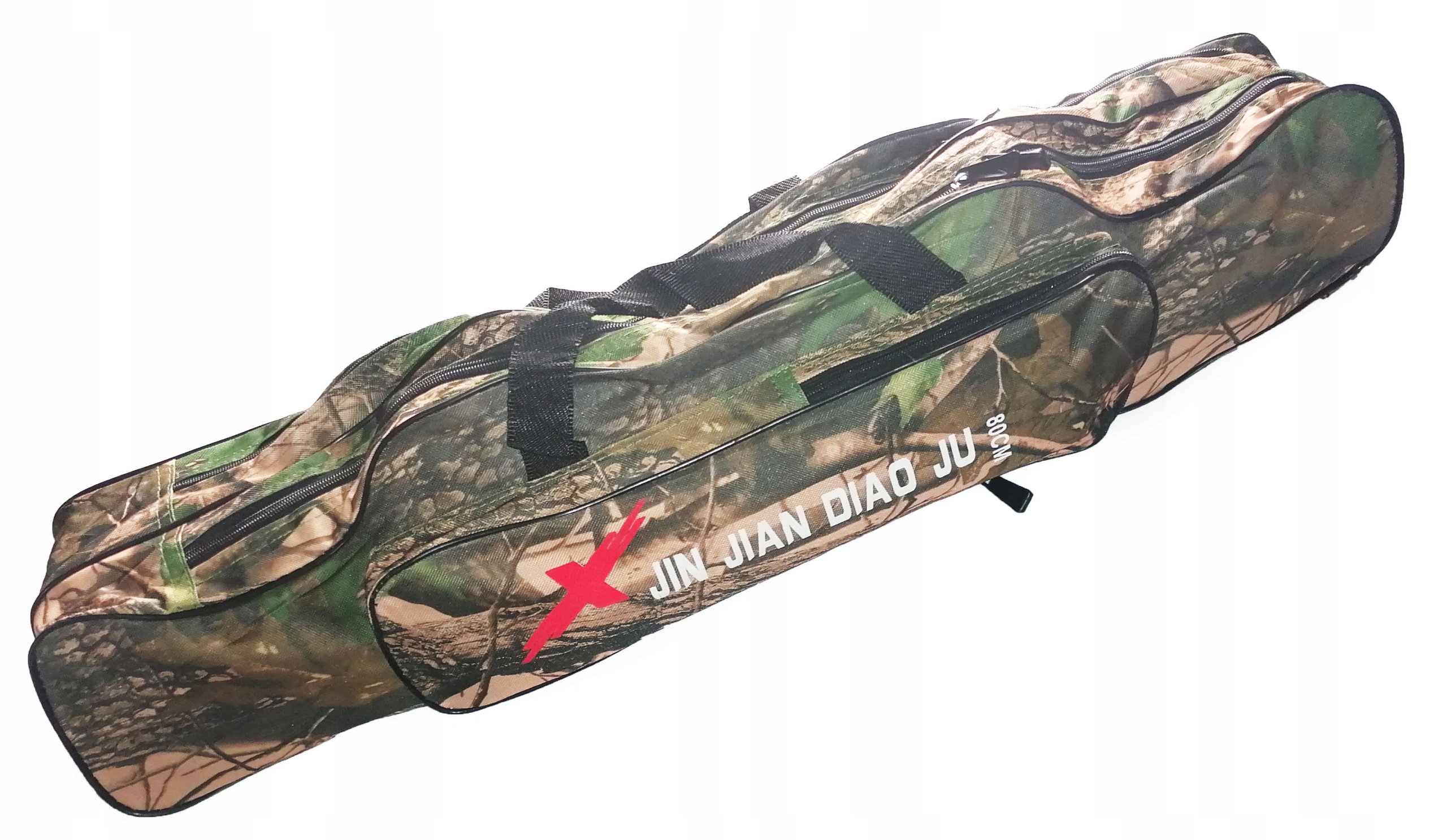 

Pokrowiec na wędki Wędkarski Torba 2 komorowy 80cm