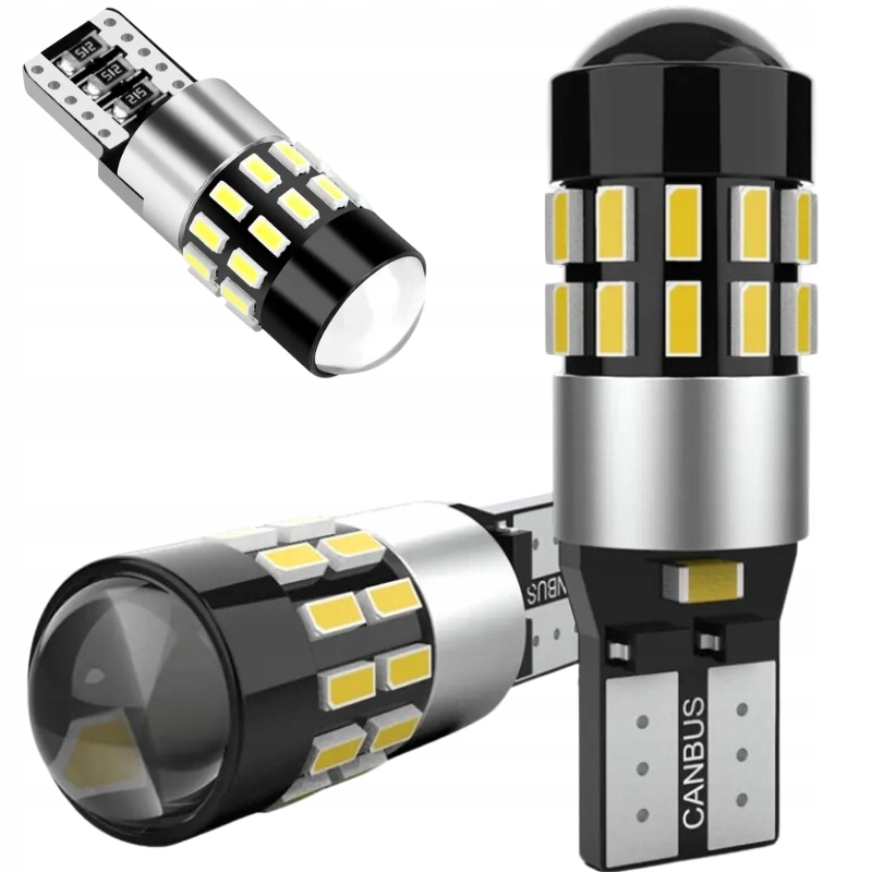 Żarówki Samochodowe Led W5W T10 Canbus Postojowe Postojówki 2SZT. 12V 24V