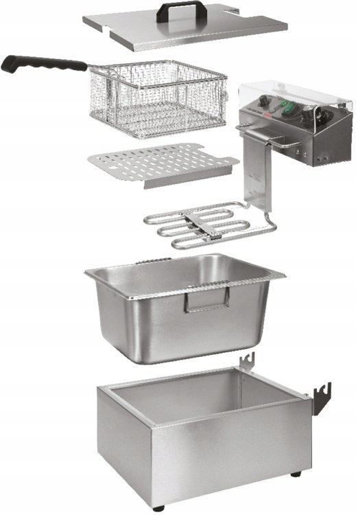 FRYTOWNICA POJEDYNCZA 13L YATO YG-04616 Pojemność 13 l