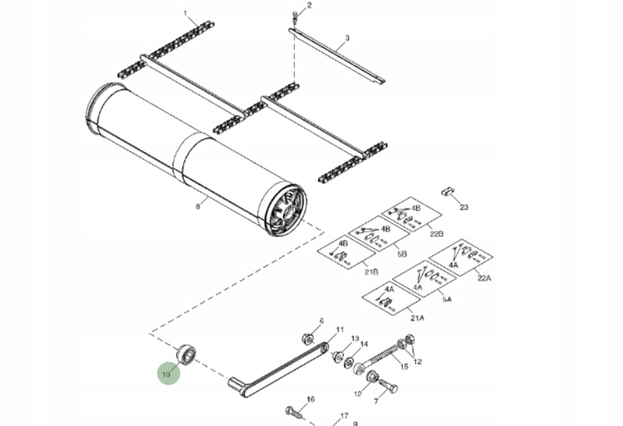 ŁOŻYSKO JOHN DEERE AE46606 Producent części John Deere