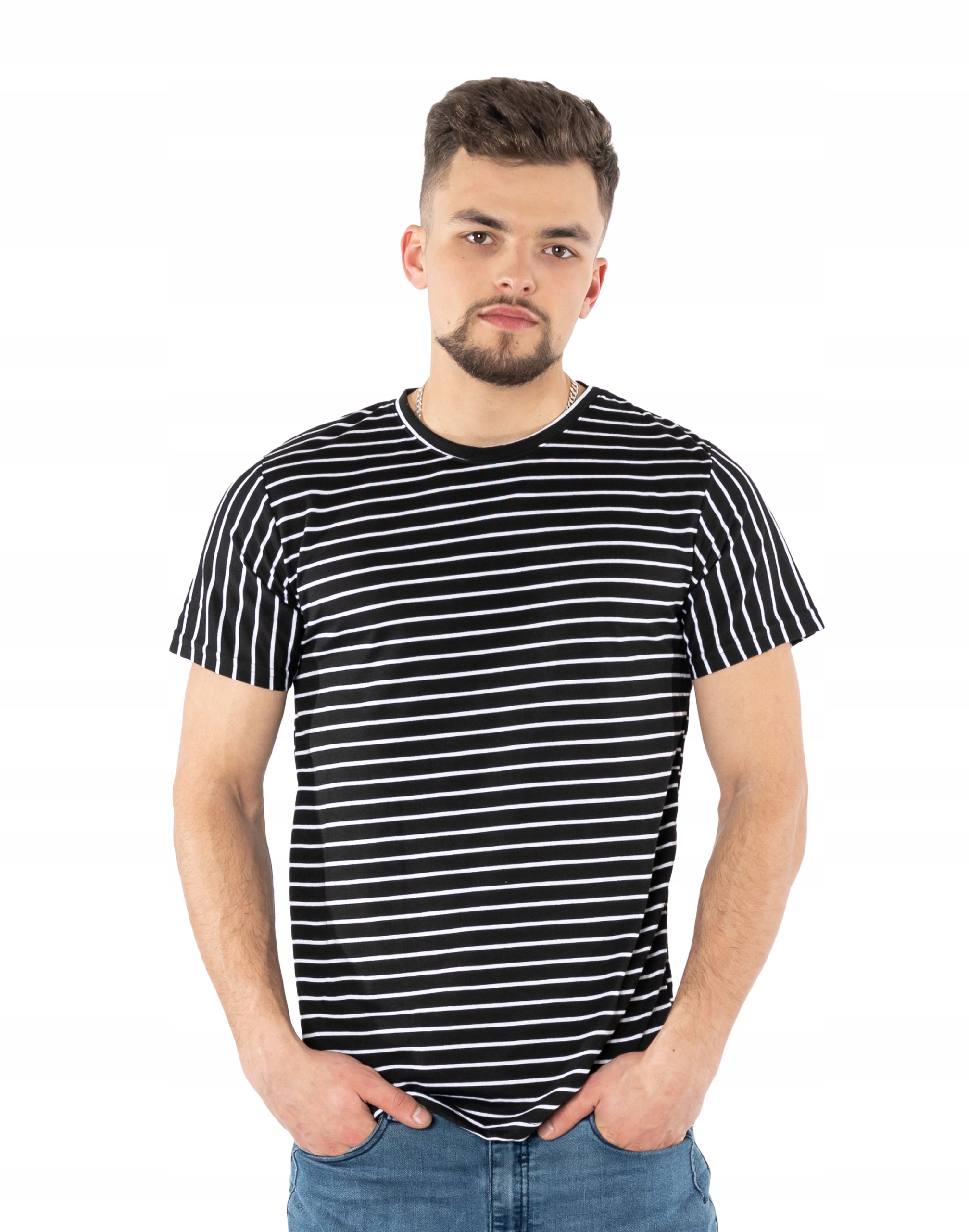 

Koszulka Podkoszulek Tshirt Męski Shirt KM27-2 r M