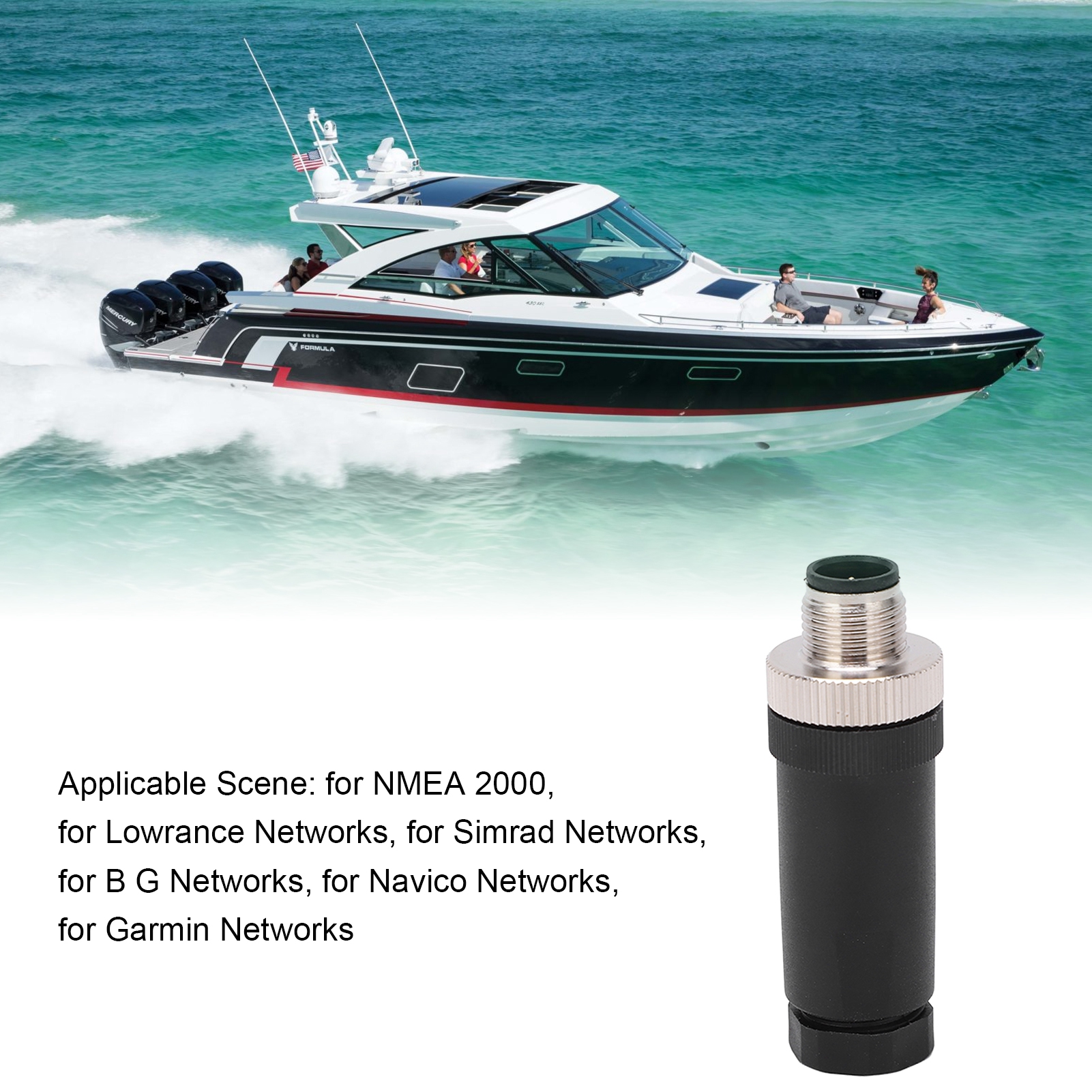 M12 ZŁĄCZE INSTALOWANE NMEA 2000 Marka inny