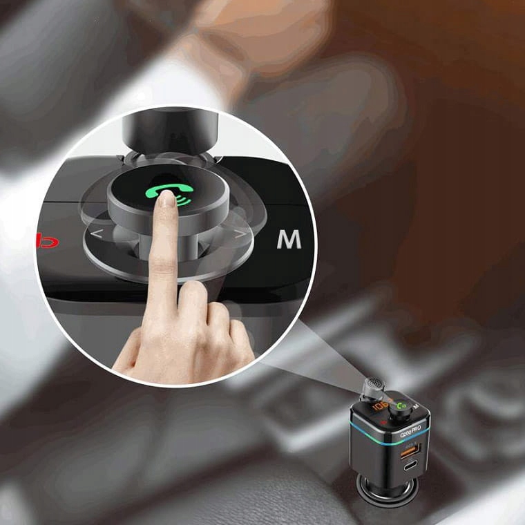 Transmiter FEEGAR Q200 Pro FM ŁADOWARKA QC4.0 42W Model Feegar Q200 Pro