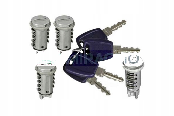 MIRAGLIO KOMPLET ZAMKÓW TYŁ FIAT DOBLO I 03.01-01.10