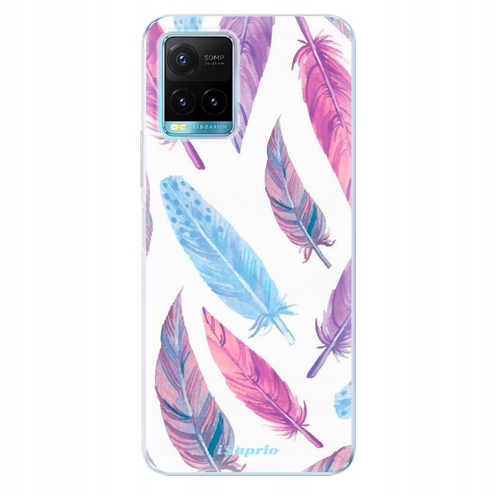 Silikonowe etui iSaprio Feather Pattern 10 do Vivo Y21 Y21s Y33s