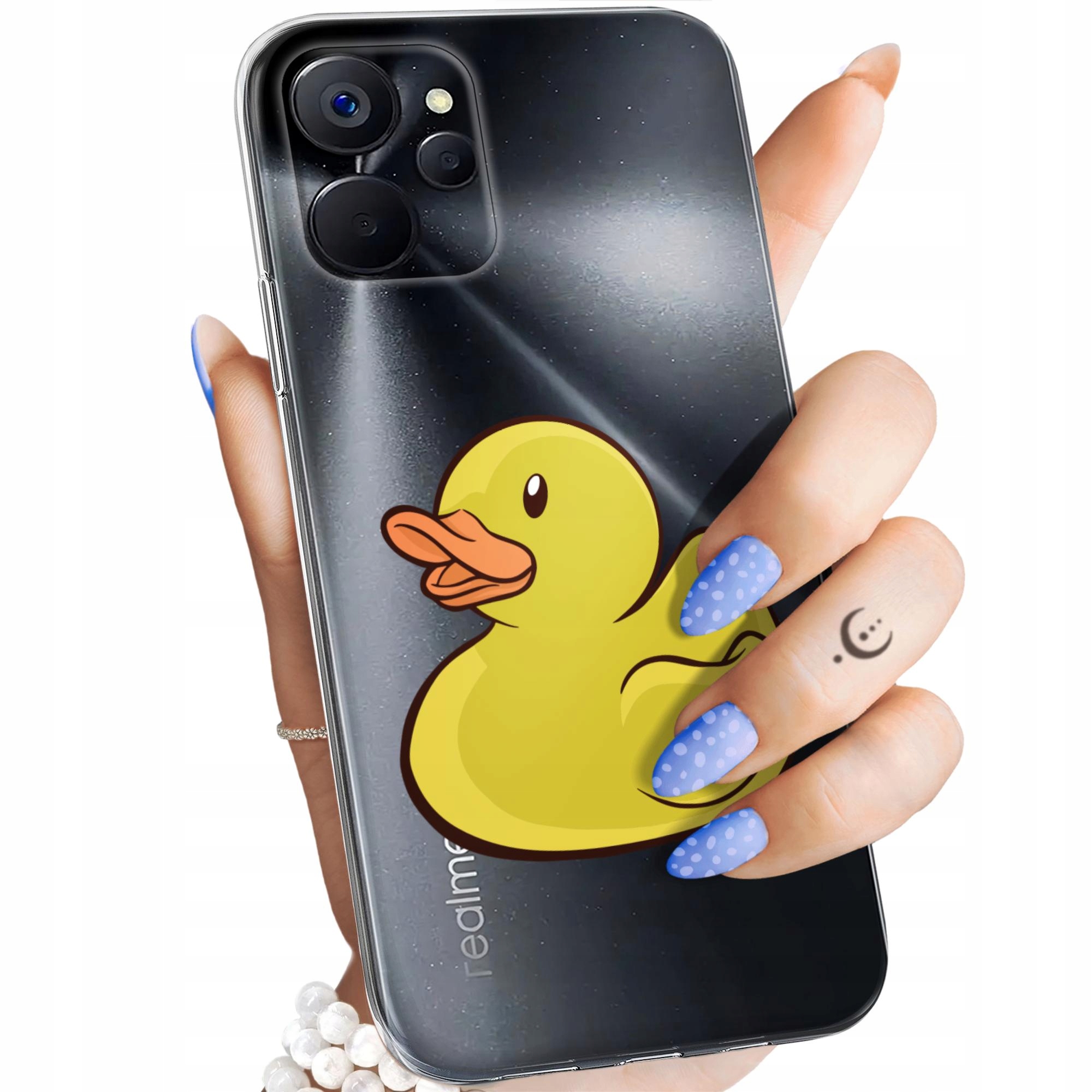Etui Do Realme 9I Oppo A96 4G Bez Tła Naklejki Sticker Obudowa Case