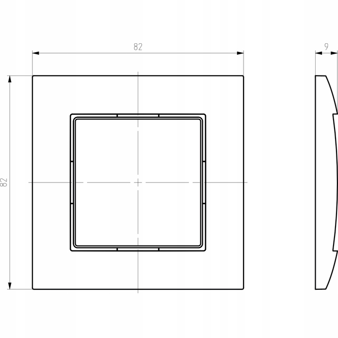 120 RAMKA POJEDYNCZA DO SERII ARIA SZARA R-1U/70 Przeznaczenie Elektryczne
