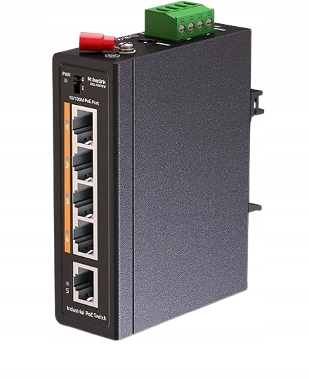 MokerLink 5-Portový Přepínač PoE+ 4 porty PoE+IEEE802.3Af/At Průmyslový