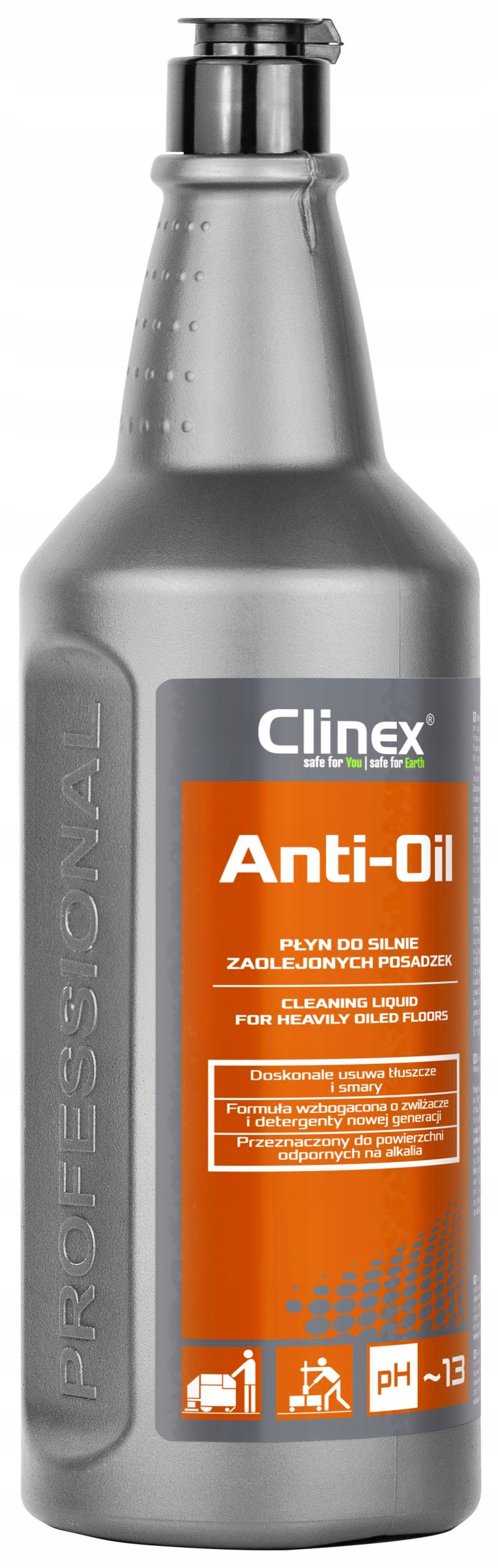 

Clinex Anti Oil Płyn Do Zaolejonych Posadzek 1L