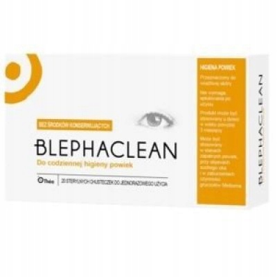 

Blephaclean Chusteczki do higieny powiek 20 szt