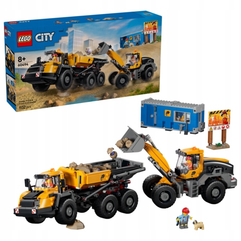 Lego City 60494 Sklápěč a čelní nakladač